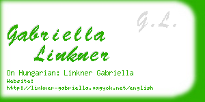 gabriella linkner business card